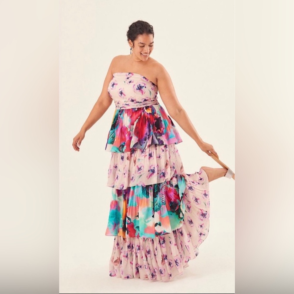 Anthropologie Nidhi Yasha Guinevere Maxi Dress